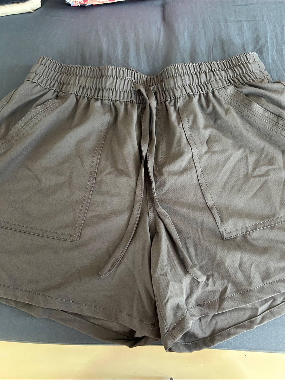 bcg gray Athletic Drawstring Pocket Shorts